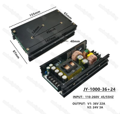 1000w Stage Lighting Power Board for DJ Disco 19x40w Bee eye Moving Head Lights