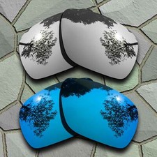 US Silver Sky Blue Lenses Replacement For-Oakley Dispatch 1 Polarized