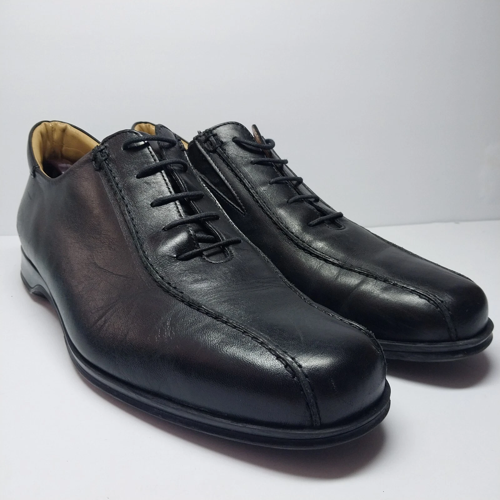 Abito Coach Corwin in pizzo Oxfords B4210 nero pelle italiana da uomo taglia 11B