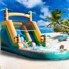 21x9x12ft Commercial PVC Inflatable Water Slide Bounce House for Kids Party