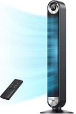 Dreo Tower Fan for Bedroom, Upgrated DC 9 Speeds Ultra-Quiet Floor Fan, 90° Osci