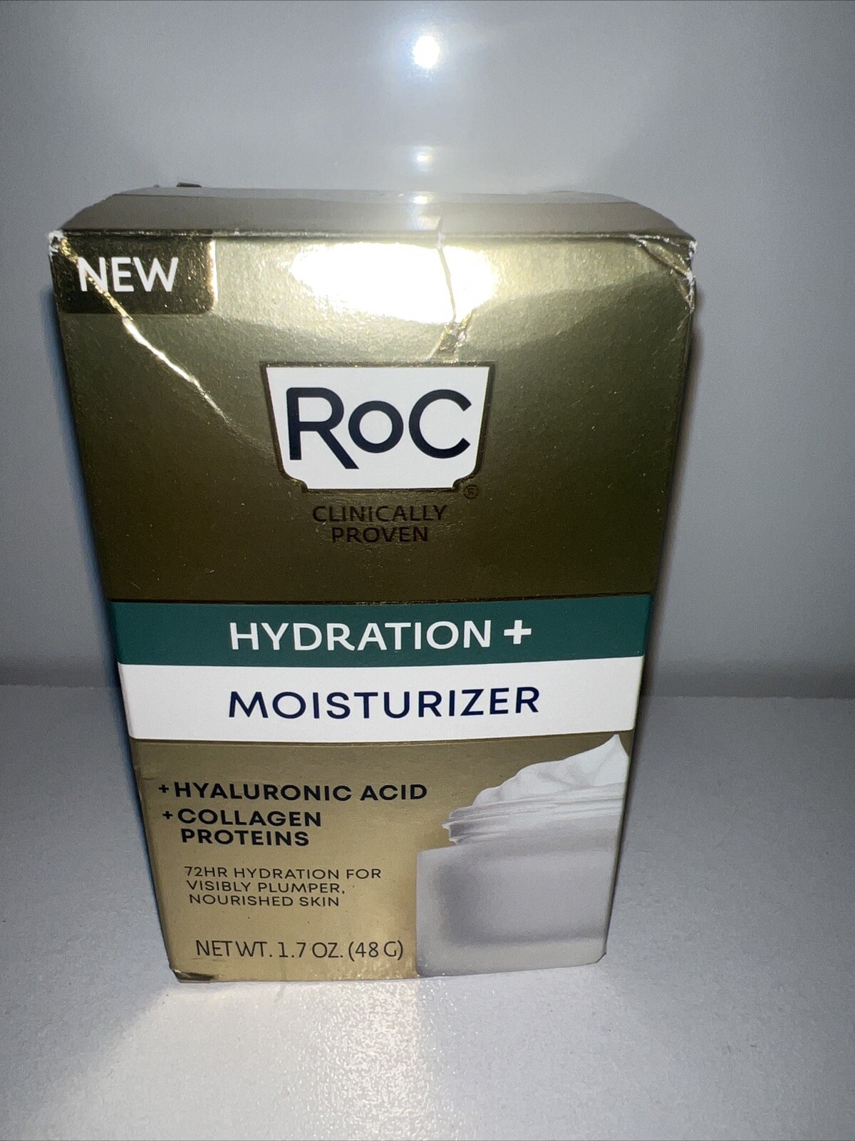 RoC Hydration + Moisturizer; Hyaluronic Acid + Collagen Proteins 1.7oz. New