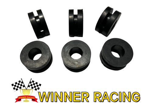 6 x Rubber Radiator Mounting O Ring For Honda Yamaha Suzuki Beta Shock-absorbing - Picture 1 of 6