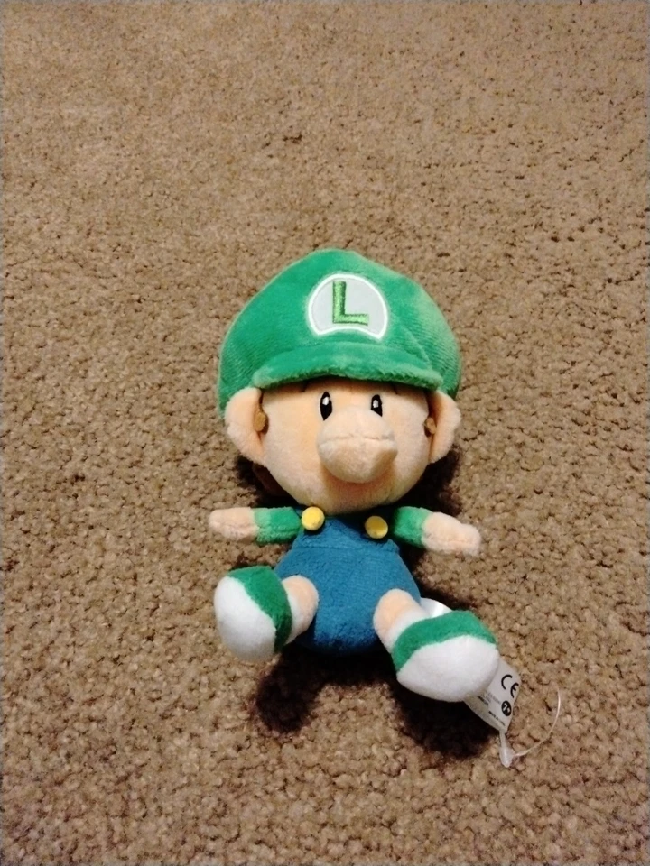 3 Mario Plushies including Mario, Luigi, and Baby Luigi  - Image 4 of 4