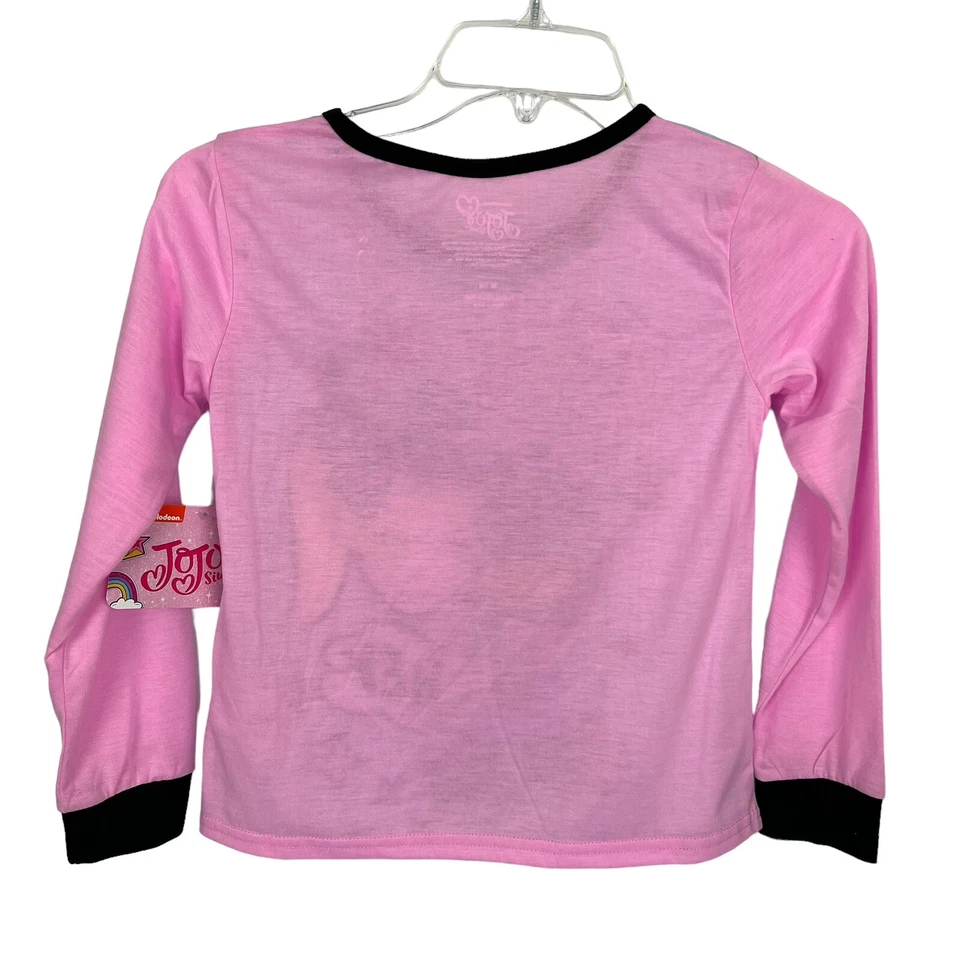 Pijama Nickelodeon JoJo Siwa Girl’s 2 peças tamanho médio (7/8) várias cores - Imagem 3 de 4