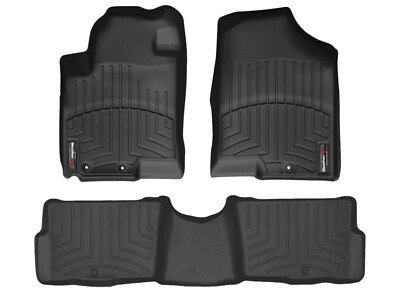 WeatherTech FloorLiner for 2011-2013 Kia Soul - 1st & 2nd Row, Black