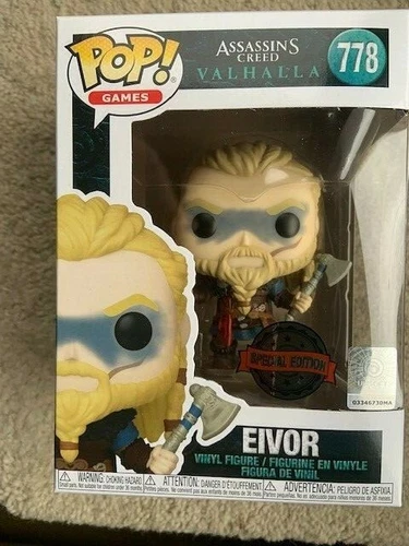 Valhalla Eivor Double Dual Axes Assassin's Creed 778 Funko Pop Vinyl New in Box