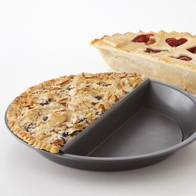 Chicago Metallic Non-Stick Split Pie Dish/Pan 24cm UK