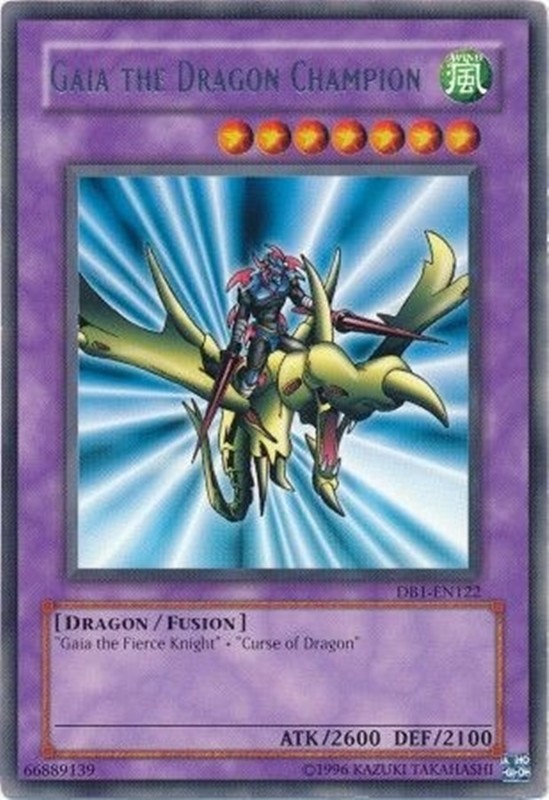 Gaia the Dragon Champion DB1-EN122 Rare Mint Dark Beginning 1