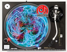 Electric Orb - 7"-12" DJ slipmat for LP turntable record player
