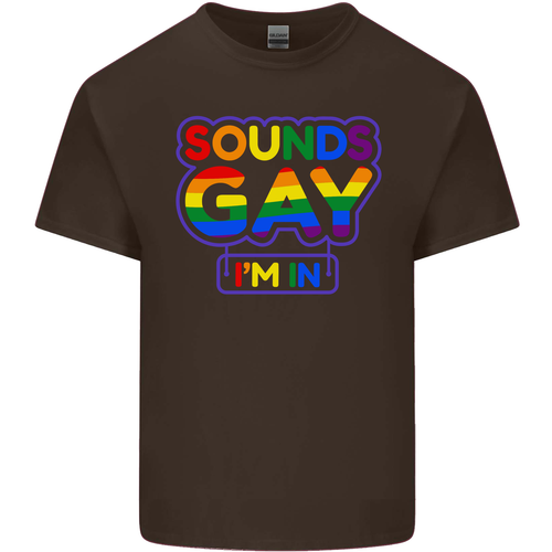 Sounds Gay Im in Funny LGBT Herren Baumwolle T-Shirt Tee Oberteil - Bild 79 von 106