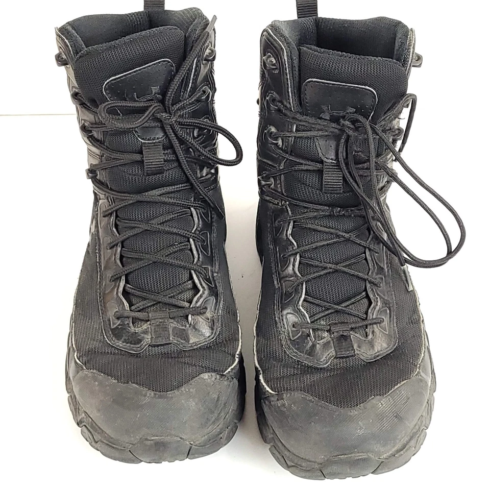 Botas tácticas Under Armour para hombre Valsetz 2.0 negras 11.5 con cordones duraderas Foto 3 de 4