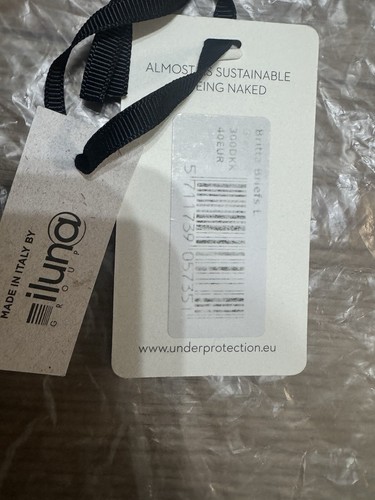 Underprotection Recycled Fibres Britta Slip Nude Grau Silber Gr. L Neu - Bild 4 von 4