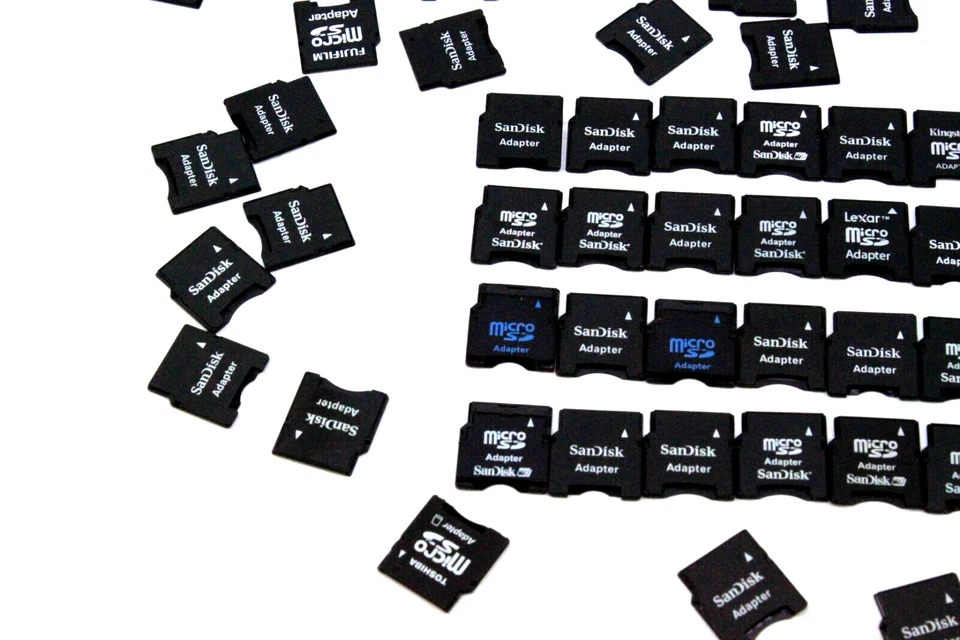 Lote de 68 Várias Marcas Micro SD para Mini SD Adaptadores SanDisk Kingston & Mais - Imagem 3 de 4