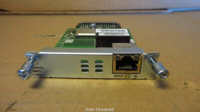 Cisco VWIC3-1MFT-T1/E1 V01 Trunk Voice/WAN T1/E1 Module Card FROM 1921 V05