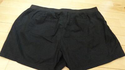 Lane Bryant Woman's Sz 24 Black Shorts 98% Cotton/Spandex | eBay