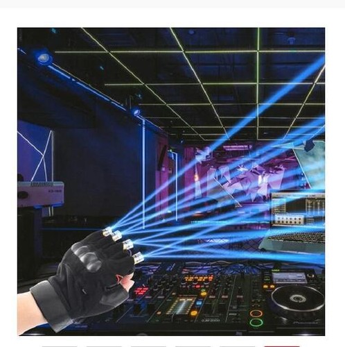 Guantes láser LED verde azul rojo iluminación para DJ bailarín bar KTV fiesta escenario espectáculo - Imagen 29 de 67