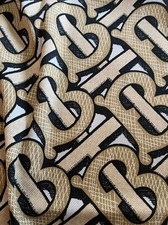 Authentic TOP British designer luxury fabric, made in Italy .Pure Cotton jersey