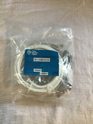 Time Warner SIK Accessory Pak Phone Coaxial Jumpers,CAT5e Jumper,2-way Splitter