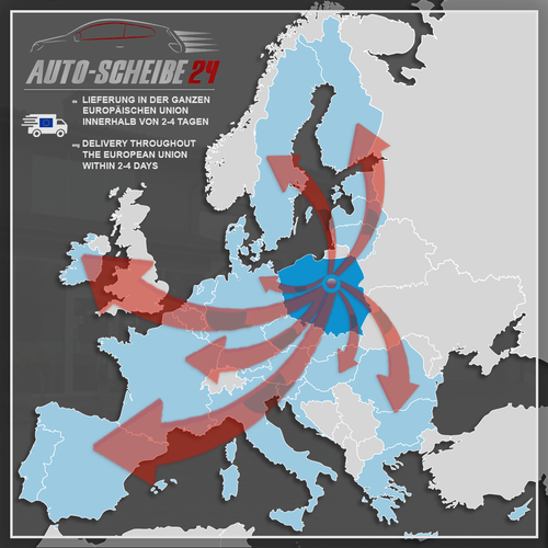 Seitenscheibe Scheibe Fenster Peugeot Boxer II 2006- 1400x665 mm Links / Rechts - Bild 9 von 9