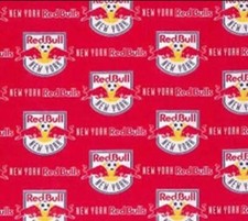 NY Red Bulls Dr Scrub Cap Lab Tech Dr Nurse Vet Hand Made NWT Fun Fan Gift It