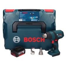 Bosch GHG 18V-50 Professional Heissluftgebläse 500 °C + 1x Akku 5 Ah + L-Boxx