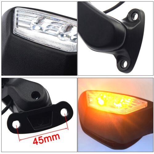 Rearview Mirrors & Turn Signal For Kawasaki Ninja ZX10R 2011-2015 /H2 2014-2015 - Picture 5 of 7