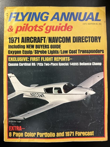 ''Flying Annual & Pilots' Guide. 1971 Edition. Aircraft, Airplanes, Aviation.