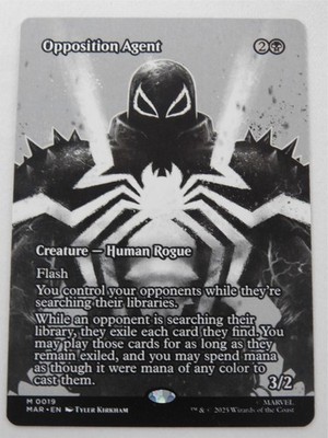Opposition Agent Non-Foil Spider-Man Magic the Gathering Borderless Mythic