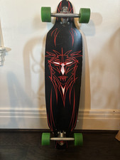 37 Longboard Skateboard for Cruising Black De...