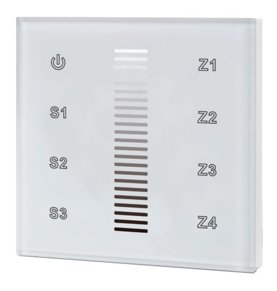 LED Tape Remote Controller For Single Colour Wall Mounted Mains Powered Integral