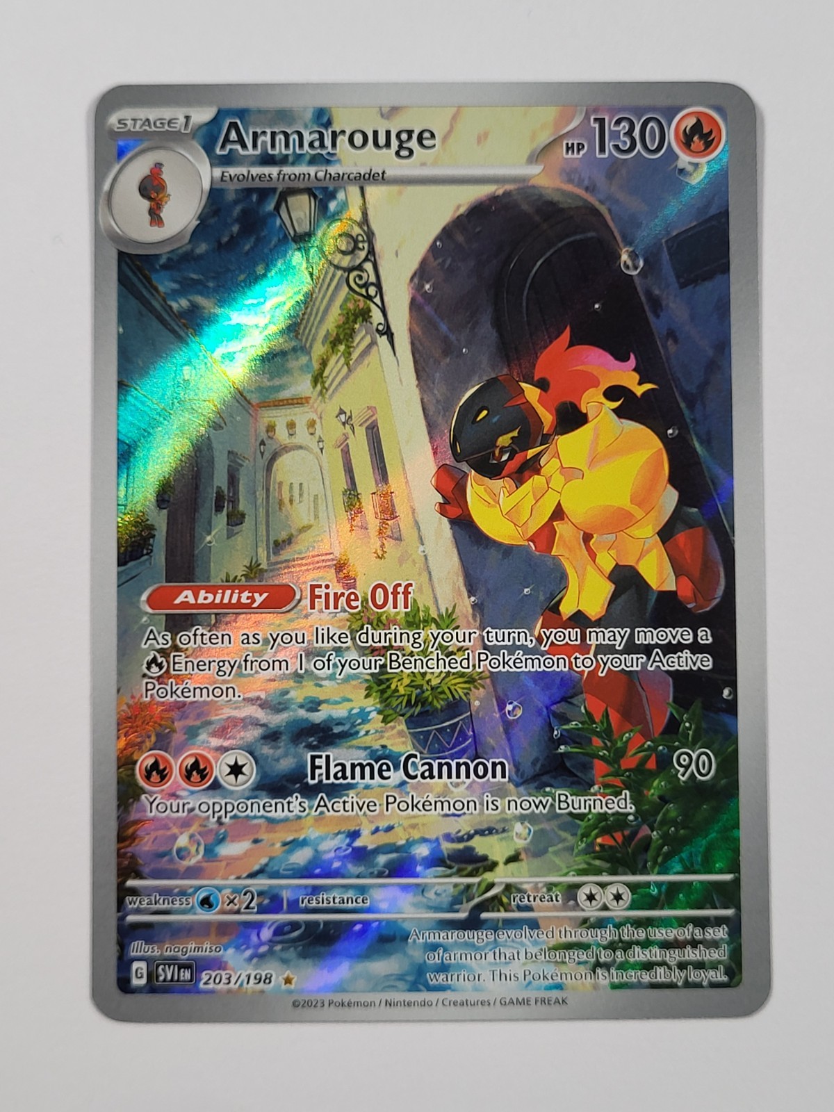 Pokemon Armarouge 203/198 SV01: Scarlet & Violet Base Set Holo | NM+