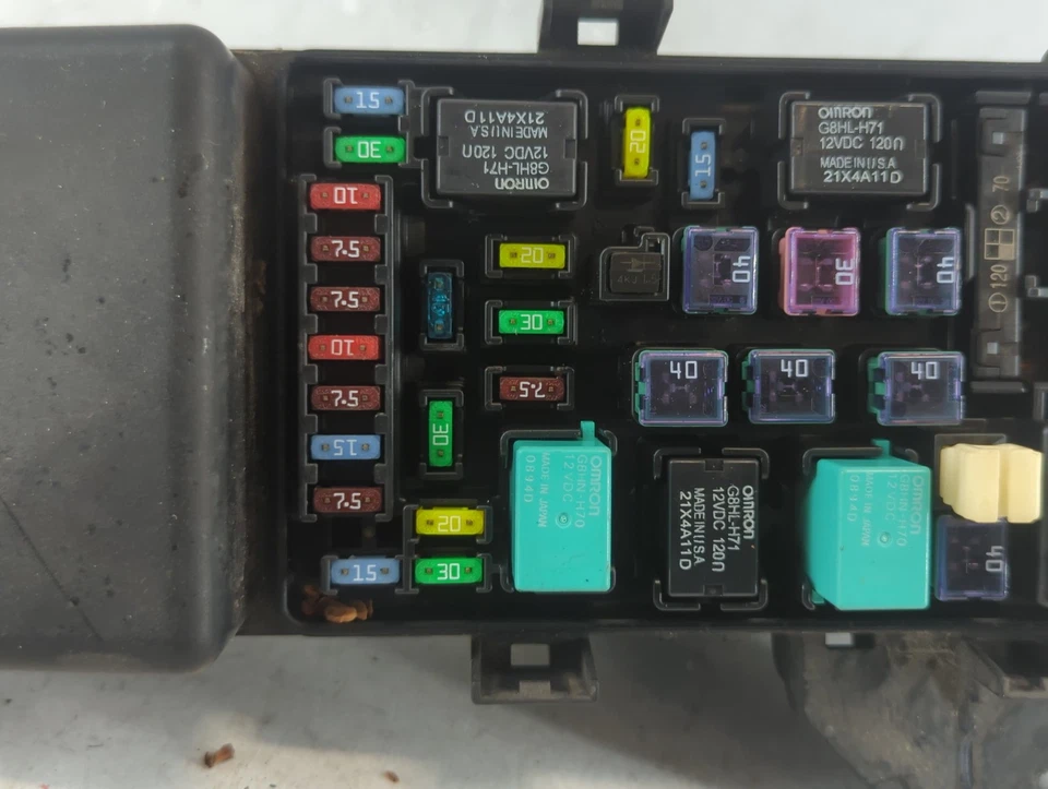 2004-2008 Acura Tsx Fusebox Fuse Box Relay Module K6P1Z - Image 3 of 4