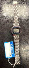 CASIO A159W Vintage Silver-tone Stainless Digital Watch