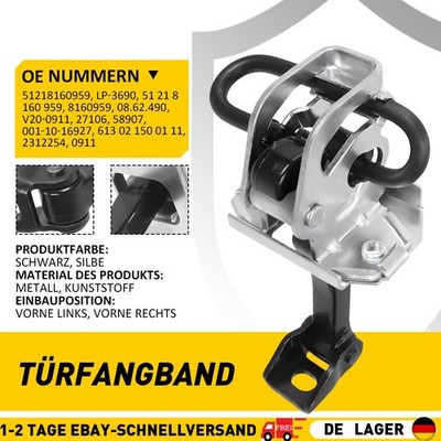 Türfeststeller Türfangband Stopper vorne links/ rechts für BMW 3er E46 1997-2005