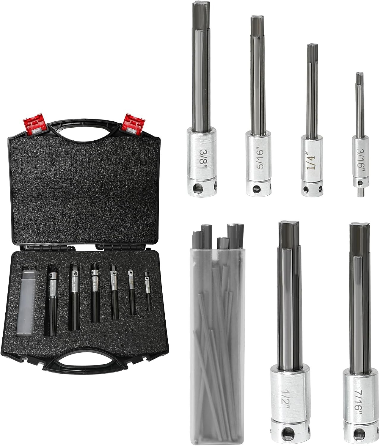 Tap Extractor Set 18001, 4-Fluort Broken Tap Extractor