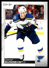 2020-21 O-Pee-Chee #349 Oskar Sundqvist St. Louis Blues Hockey Card