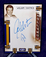 2008 Donruss Americana WILLIAM SHATNER Celebrity Cuts Hollywood Auto SAMPLE 1/1