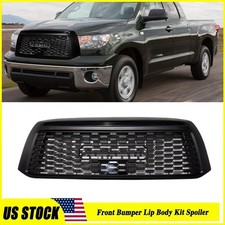Black Front Grille For 2010-2013 Toyota Tundra Honeycomb Style Grill With Frame
