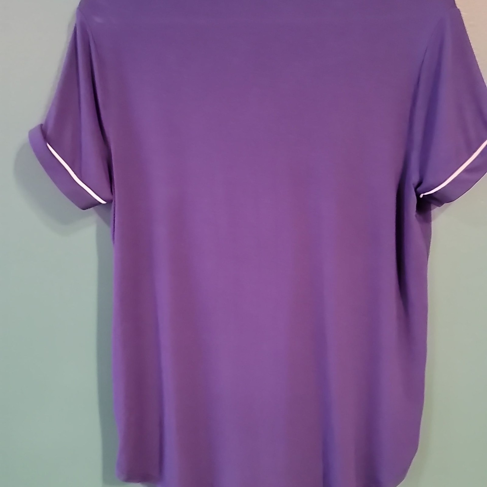 Kate Spade New York Goodnight Eyelashes navy blue Short Sleeve Pajama Top thumbnail 4