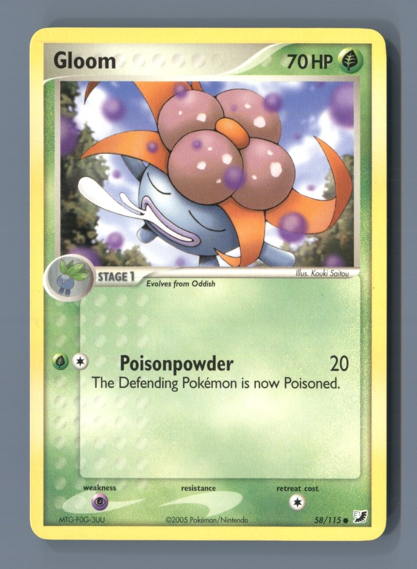 Gloom 58/115 Common Unseen Forces Pokemon Near Mint