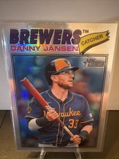 2026 Topps Heritage Danny Jansen #347 Chrome Refractor Milwaukee Brewers