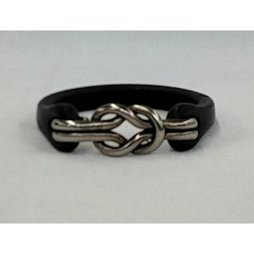 Bracciale Gucci pelle nera