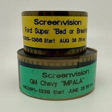 35mm Film Trailer Ford Super Duty Chevy Impala Advertisement Screenvision Lot