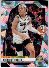 2024 Panini Prizm WNBA #66 Chennedy Carter Ice Prizms