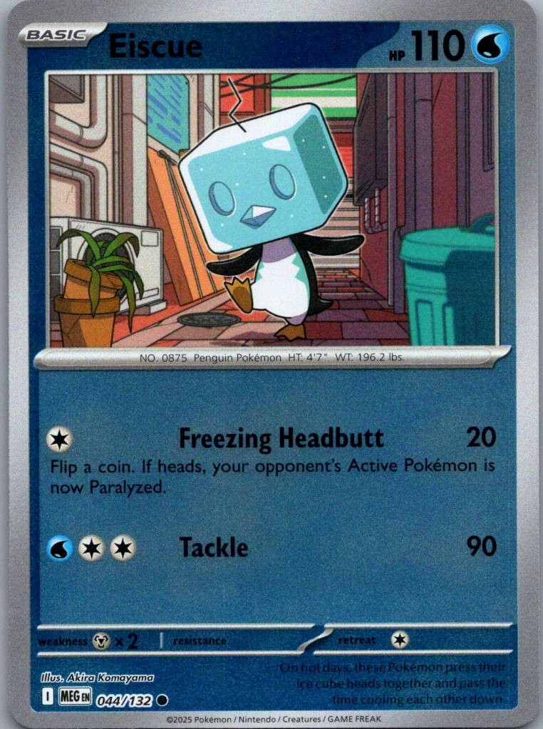 ME01: Mega Evolution #044/132 Eiscue Reverse Holo