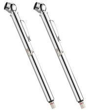 2 Pack Pencil Tire Pressure Gauge 10-75 Psi Stainless Steel Car Bike Truck 2 Pack Pencil Tire Pressure Gauge 10-75 Psi Stainless Steel Car Bike Truck