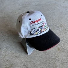 Vintage 2000s Champion Racing Audi R8 Le Mans 24 Hours Flex Fit White Cap Hat