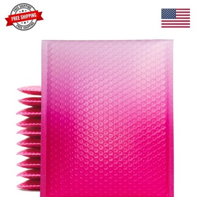 8.5x11 Inch 30 Pack Pink Bubble Mailers, Waterproof Padded Envelopes, Self Se...