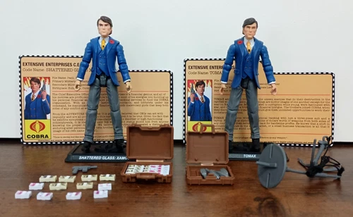 GI Joe FSS Shattered Glass Tomax & Xamot 2018 99% Complete Lot of 2!!!